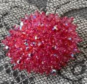 BROCHE CRISTAL SW ROSE - OVALE 