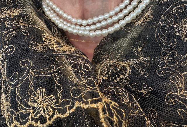 COLLIER 120cm PERLES UREA 04mm, Enfilage simple, Fermoir Mousqueton Argent  