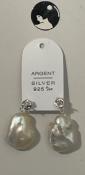 PUCES ARGENT BOUTONS 06mm+KESHIS P EAU DOUCE - BLANC