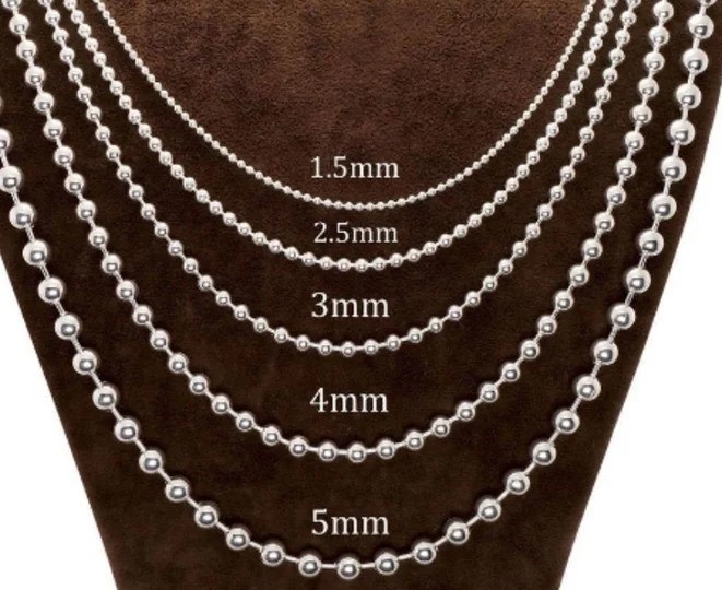 COLLIER SAUTOIR 100cm PERLES de BOHEME de qualité STH BLANC 05mm.ENFILAGE à NOEUDS FERMOIR ARGENT