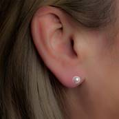 PUCES ARGENT 925°% PERLES de BOHEME de qualité STH BOULES 06mm BLANC BO/1006