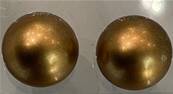 PUCES ARGENT 925°% PERLES IRISEES BOUTONS 16mm BRONZE BO/1036 BRONZE 