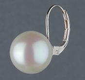 DORMEUSES CATALANES ARGENT PERLES de BOHEME qualité STH BOULES 10mm 
