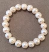 BRACELET ELASTIQUE PERLES EAU DOUCE 08-09mm