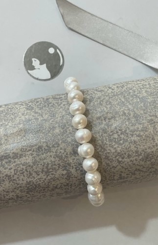 BRACELET ELASTIQUE 24 PERLES EAU DOUCE 08mm