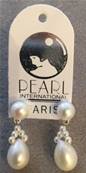 PUCES ARGENT 925 BOUTONS 06mm+BAGUE+POIRES N°3 PERLES EAU DOUCE