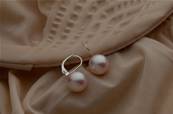 DORMEUSES CATALANES ARGENT PERLES de BOHEME qualité STH BOULES 10mm 