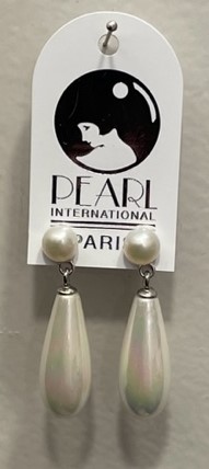PUCES ARGENT BOUTONS NAT 05mm + LARMES PPL 08x20mm