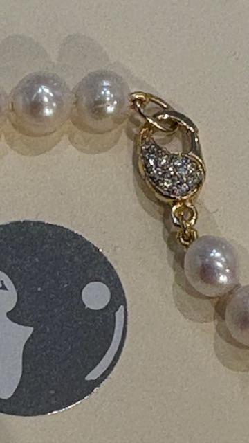 COLLIER 90cm SAUTOIR PERLES EAU DOUCE 08mm avec des NOEUDS  FERMOIR ARGENT DORE STRASS